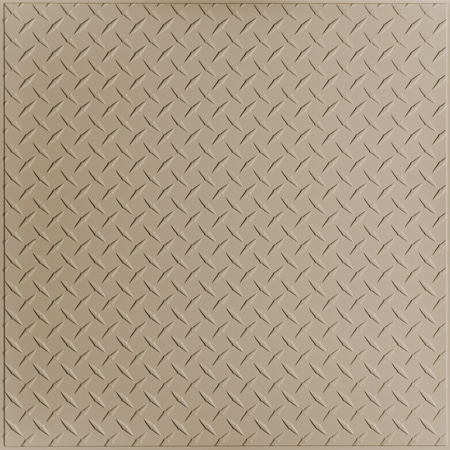 Ceilume Diamond Plate 2ft x 2ft Latte Ceiling Tile V3-DIAMND-22LAO
